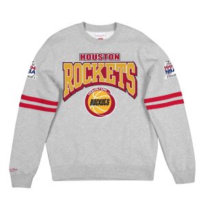 Sudadera Houston Rockets «All Over Print Fleece Crew» Mitchell and Ness