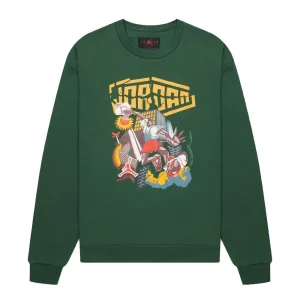 Sudadera Jordan Sport Dna Fleece Crew – verde.