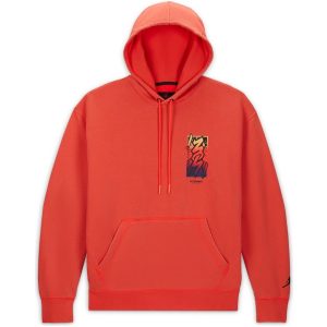 Sudadera Jordan Zion Dri-Fit Bright Crimson.
