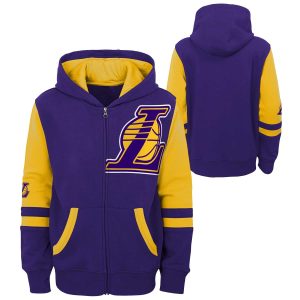 Sudadera Lakers Full Zip Fleece Niño