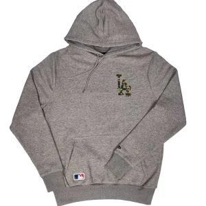Sudadera Los Angeles Dodgers – New Era MLB Seasonal Camo Infill Gris