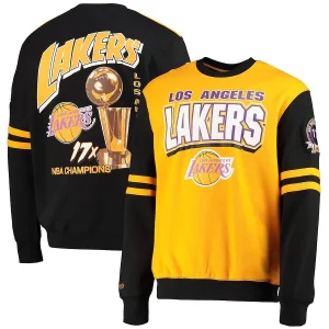 Sudadera Los Angeles Lakers «All Over Crew 2 » Mitchell And Ness