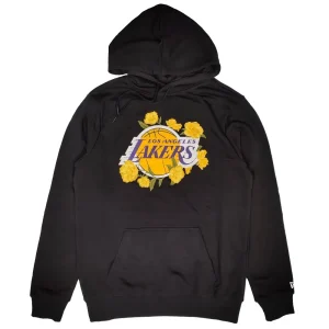 Sudadera Los Angeles Lakers NBA Floral Graphic de New Era en Negro