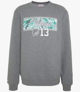 SUDADERA MIAMI DOLPHINS - DAN MARINO 13 DE MITCHELL AND NESS EN GRIS.