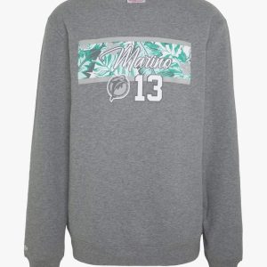 SUDADERA MIAMI DOLPHINS – DAN MARINO 13 DE MITCHELL AND NESS EN GRIS.
