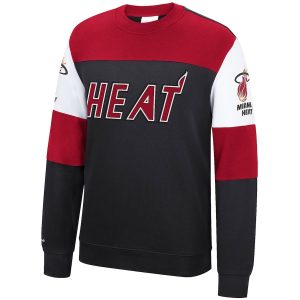 SUDADERA MIAMI HEAT «PERFECT SEASON CREW» MITCHELL AND NESS