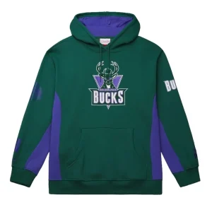 Sudadera Milwaukee Bucks NBA Team Origins Vintage Logo Mitchell & Ness
