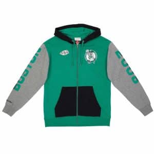 SUDADERA MITCHELL AND NESS «FULL ZIP» BOSTON CELTICS