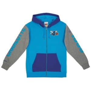 SUDADERA MITCHELL AND NESS «FULL ZIP» CHARLOTTE HORNETS