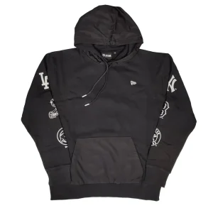 Sudadera MLB Distressed Multi Logo de New Era en Negro