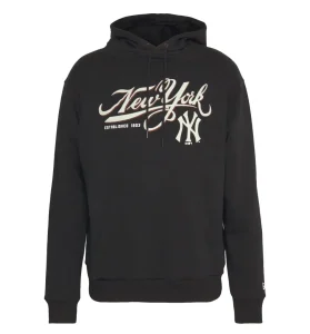 Sudadera New York Yankees Oversized - New Era MLB Retro Graphic Negra