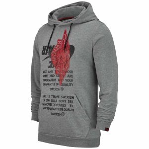 SUDADERA NIKE AIR JORDAN CLASSIC PULLOVER GREY.
