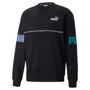 Sudadera Puma Power Colorblock Black-Deep