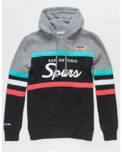 SUDADERA SAN ANTONIO SPURS "HEAD COACH" MITCHELL AND NESS