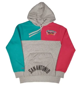 Sudadera San Antonio Spurs "NBA Tie Breaker Fleece Hoody" Mitchell and Ness