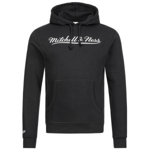SUDADERA SCRIPT LOGO HOODY DE MITCHELL AND NESS.