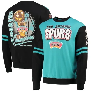 Sudadera Spurs De San Antonio » All Over Crew 2 » Mitchell And Ness