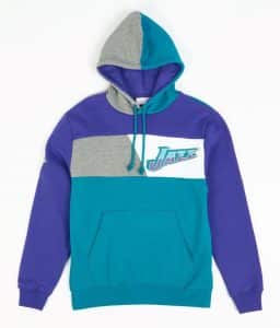 Sudadera Utah Jazz "Color Blocked " Mitchell And Ness