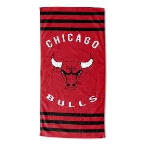 Toalla NBA Chicago Bulls Logo Stripes