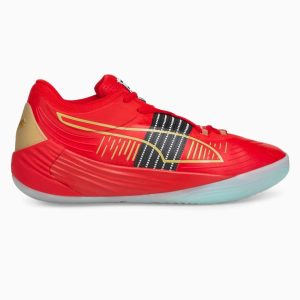 Zapatillas Puma Fusion Nitro Red Gold*