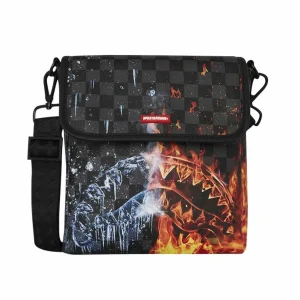 Bolso Sprayground Fire & Ice Shark Sling