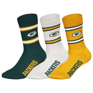 Calcetines Green Bay Packers NFL Pack 3 Colores Oficiales