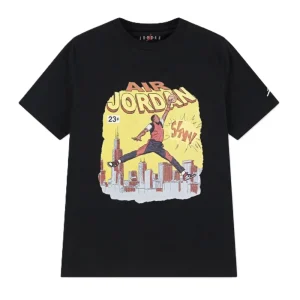 Camiseta Air Jordan Comic Slam Junior negra