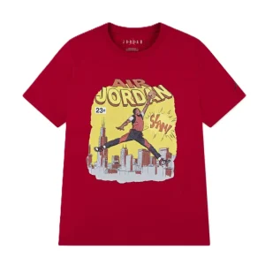 Camiseta Air Jordan Comic Slam Junior roja