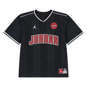 Camiseta Air Jordan Flight Sport Jersey Junior negra