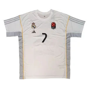 Camiseta calentamiento Facundo Campazzo Real Madrid Baloncesto Adidas 2025 / 26