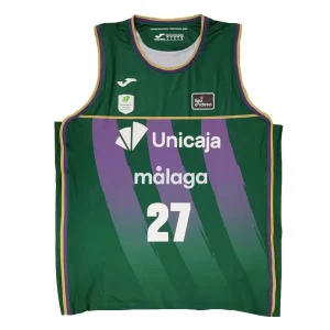 Camiseta Chris Duarte Unicaja Malaga verde Liga Endesa 2025-26 Joma