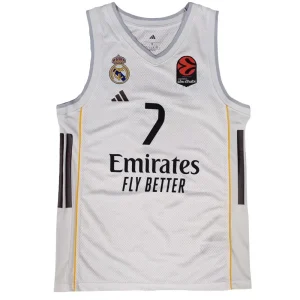 Camiseta Facundo Campazzo Real Madrid Baloncesto Primera Equipación Adidas 2025-26 blanca
