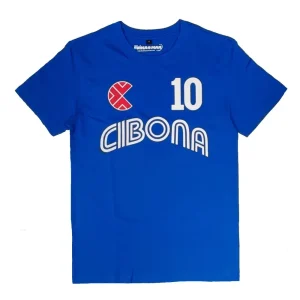 Camiseta manga corta Drazen Petrovic Cibona azul