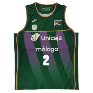 Camiseta Olek Balcerowski Unicaja Málaga verde Liga Endesa 2025-26 Joma