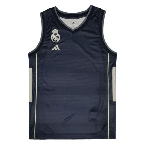 Camiseta Real Madrid Baloncesto Segunda Equipación Adidas 2025-26 azul