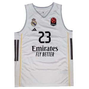 Camiseta Sergio LLull Real Madrid Baloncesto Primera Equipación Adidas 2025-26 blanca