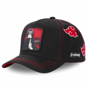 Gorra Capslab Naruto Itachi Uchiha AKA2 negra