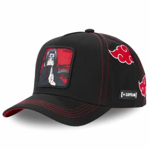 Gorra Capslab Naruto Itachi Uchiha AKA2 negra