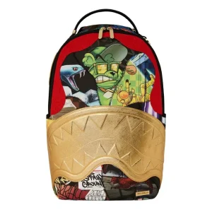 Mochila Sprayground 15 Years Gold and Spliced DLXV