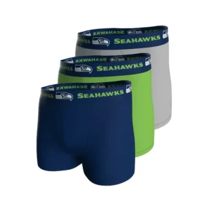 Pack 3 Calzoncillos Boxer Atlanta Seahawks NFL Stretch Cotton