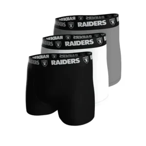 Pack 3 Calzoncillos Boxer Las Vegas Raiders NFL Stretch Cotton