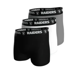 Pack 3 Calzoncillos Boxer Las Vegas Raiders NFL Stretch Cotton