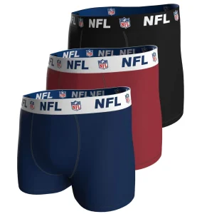 Pack 3 Calzoncillos Boxer NFL Stretch Cotton