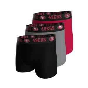 Pack 3 Calzoncillos Boxer San Francisco 49ers NFL Stretch Cotton
