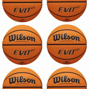 Pack 6 balones Wilson Evo NXT para Federaciones de baloncesto