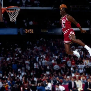 Poster Michael Jordan Chicago Bulls Tiro Libre 1988