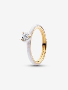Anillo Corazón de Cristal