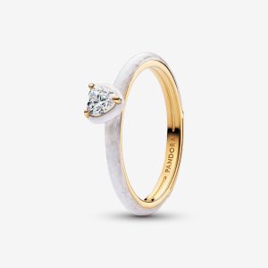 Anillo Corazón de Cristal