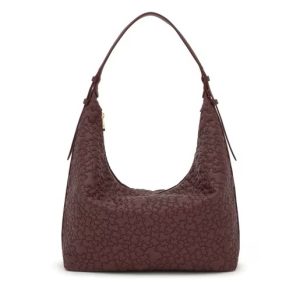 Bolso de hombro Hobo Grande Tous Puffy Bear Burdeos | 2002304821