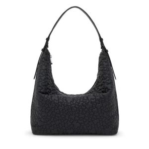 Bolso de hombro Hobo Grande Tous Puffy Bear Negro